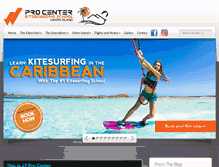 Tablet Screenshot of kitesurfgrenadines.com